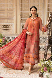 Charizma Vasl Unstitched Embroidered Chiffon 3Pc Suit VSL22-12