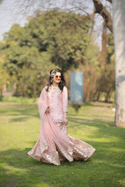 Sumaria’s Couture Formal Stitched 3Pc Suit - Viola
