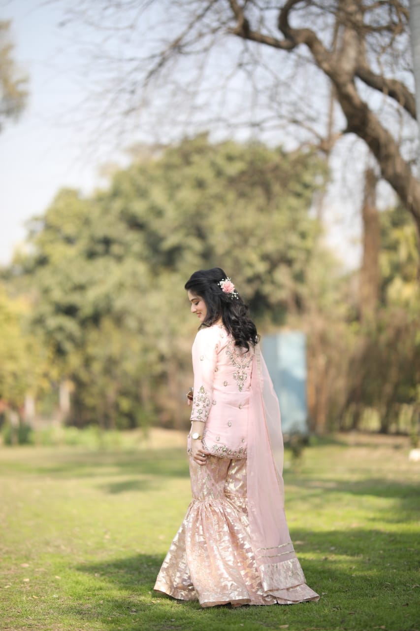 Sumaria’s Couture Formal Stitched 3Pc Suit - Viola