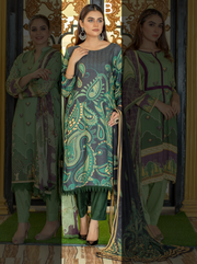 Saheliyan by Labisa Unstitched Printed Karandi 3Pc Suit W-38