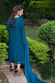 LYLA Winter 2021 Unstitched Embroidered Karandi 3 Piece Suit D-01 - FaisalFabrics.pk