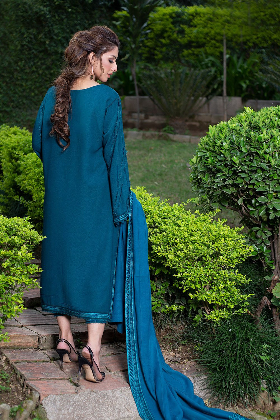 LYLA Winter 2021 Unstitched Embroidered Karandi 3 Piece Suit D-01 - FaisalFabrics.pk