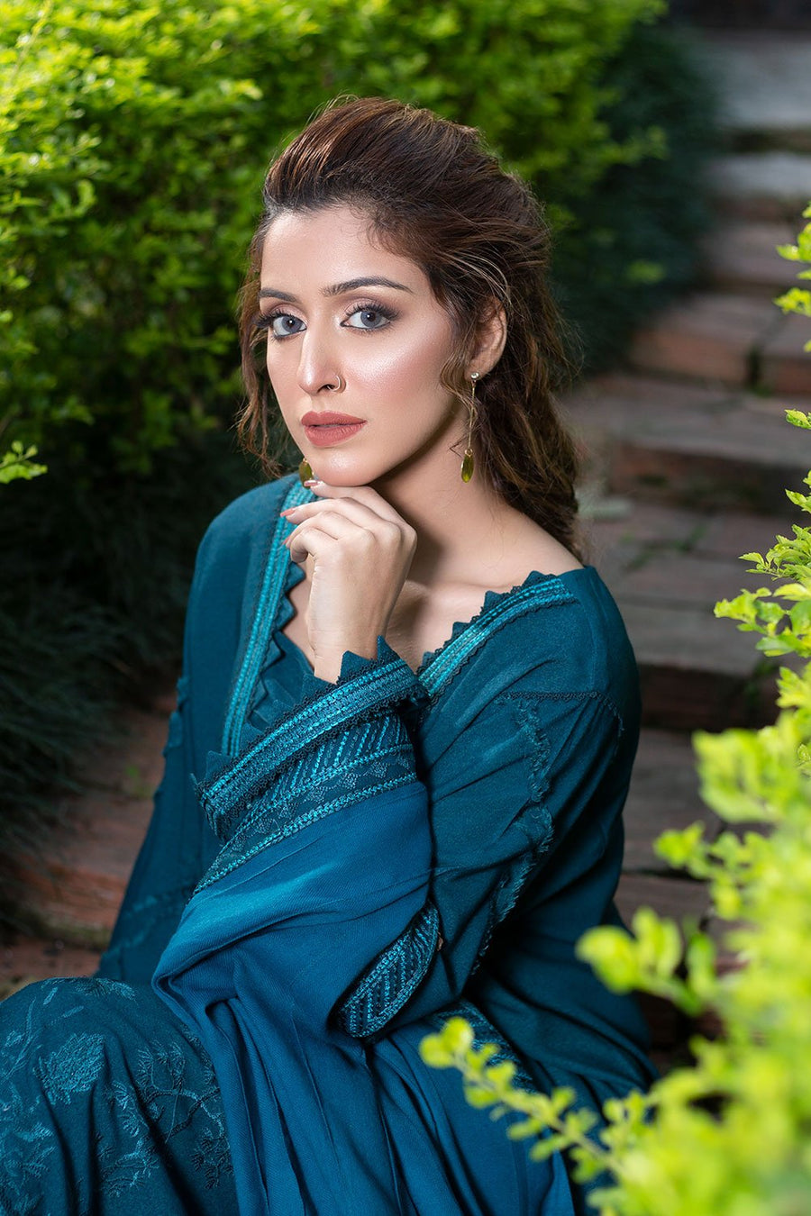 LYLA Winter 2021 Unstitched Embroidered Karandi 3 Piece Suit D-01 - FaisalFabrics.pk