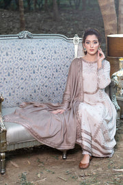 LYLA Winter 2021 Unstitched Embroidered Karandi 3 Piece Suit D-07 - FaisalFabrics.pk