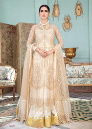 Afrozeh La Fuchsia Luxury Chiffon Unstitched 3 Piece Suit D-10 Whisper - FaisalFabrics.pk