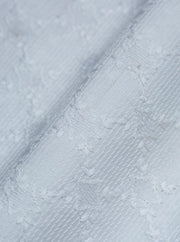 Bareeze Man Fully Embroidered Unstitched Fabric for Summer - White