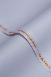 Bareeze Man Premium 365-Latha 100% Cotton Unstitched Fabric - White