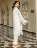 HemStitch Casual Pret Embroidered White Linen 2Pc Suit IMC00101