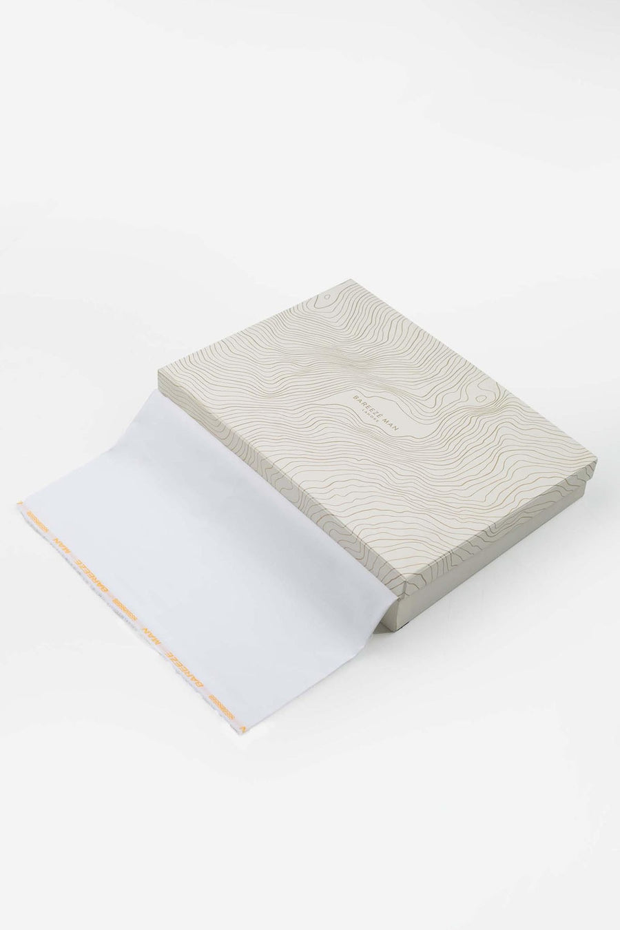 Bareeze Man Egyptian Cotton 1/1 Unstitched Fabric for Summer - White