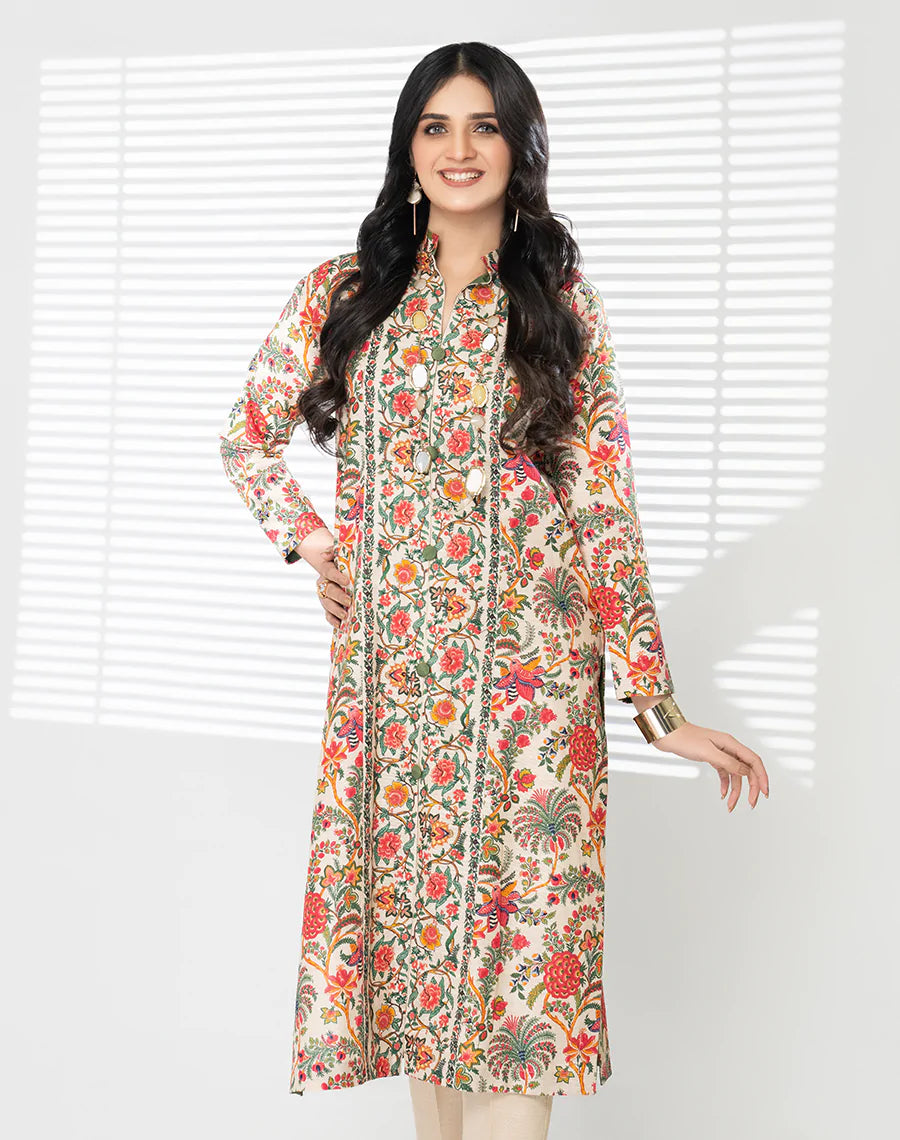 Hemstitch Winter Pret 2 Piece Printed Khaddar Suit WP-03 Bella