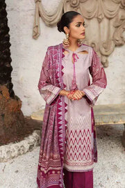 Gul Ahmed Pure Joy of Winter Printed Cotton 3Pc Suit WS-12002 B