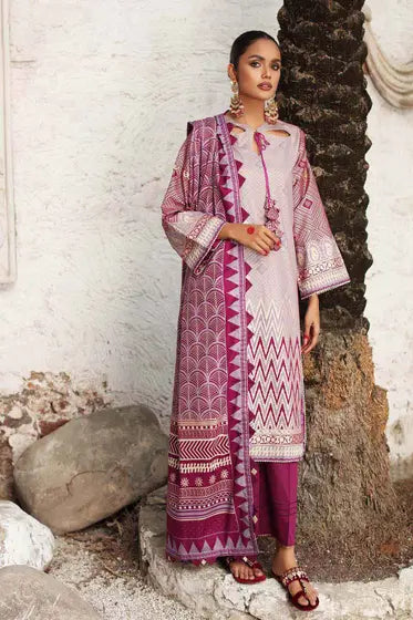 Gul Ahmed Pure Joy of Winter Printed Cotton 3Pc Suit WS-12002 B