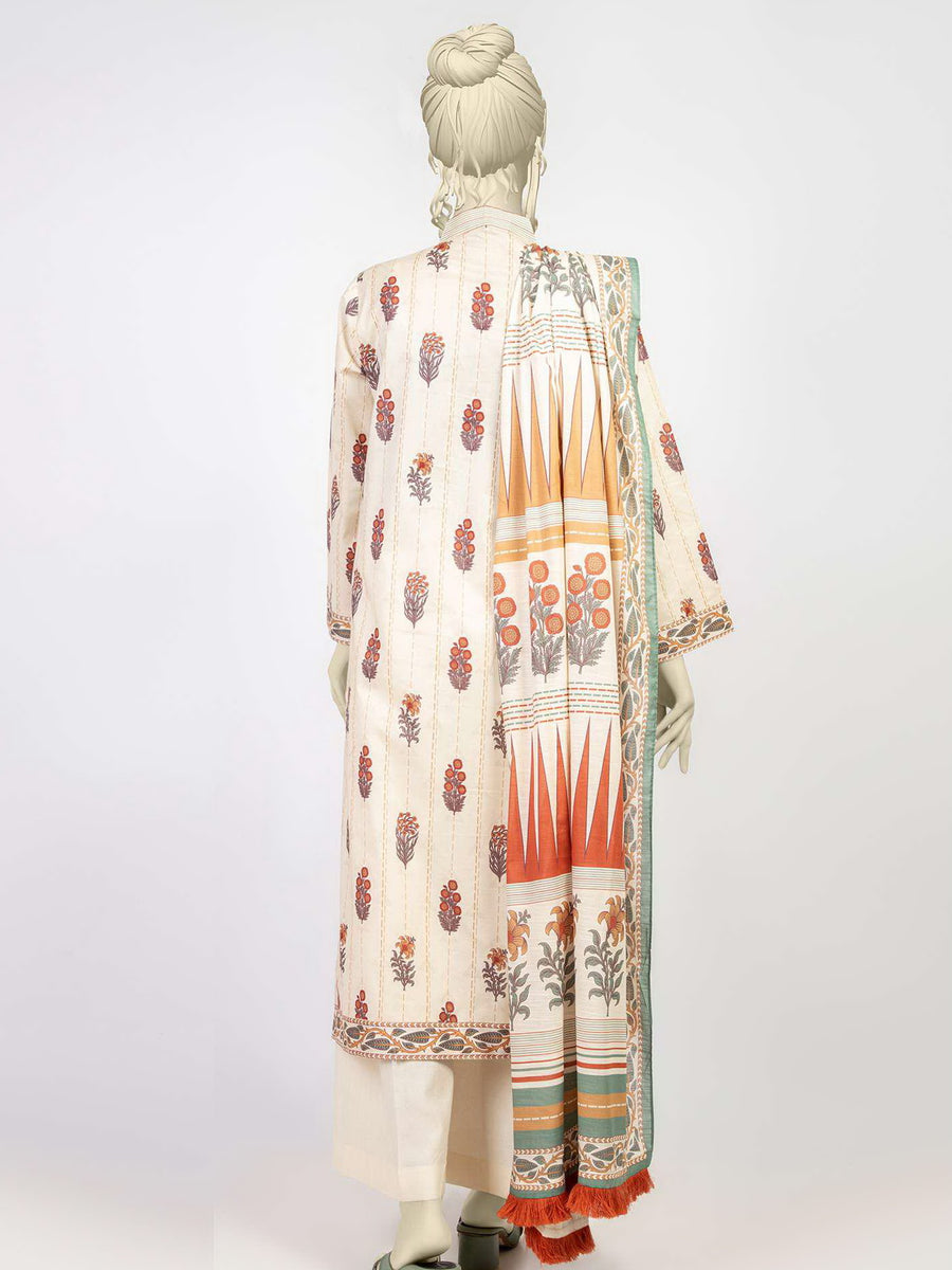 MTJ Tariq Jamil Classic Unstitched Printed Lawn 3Piece WSDT-S-23-50033