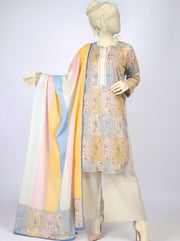 MTJ Tariq Jamil Classic Unstitched Printed Lawn 3Piece WSDT-S-23-50042
