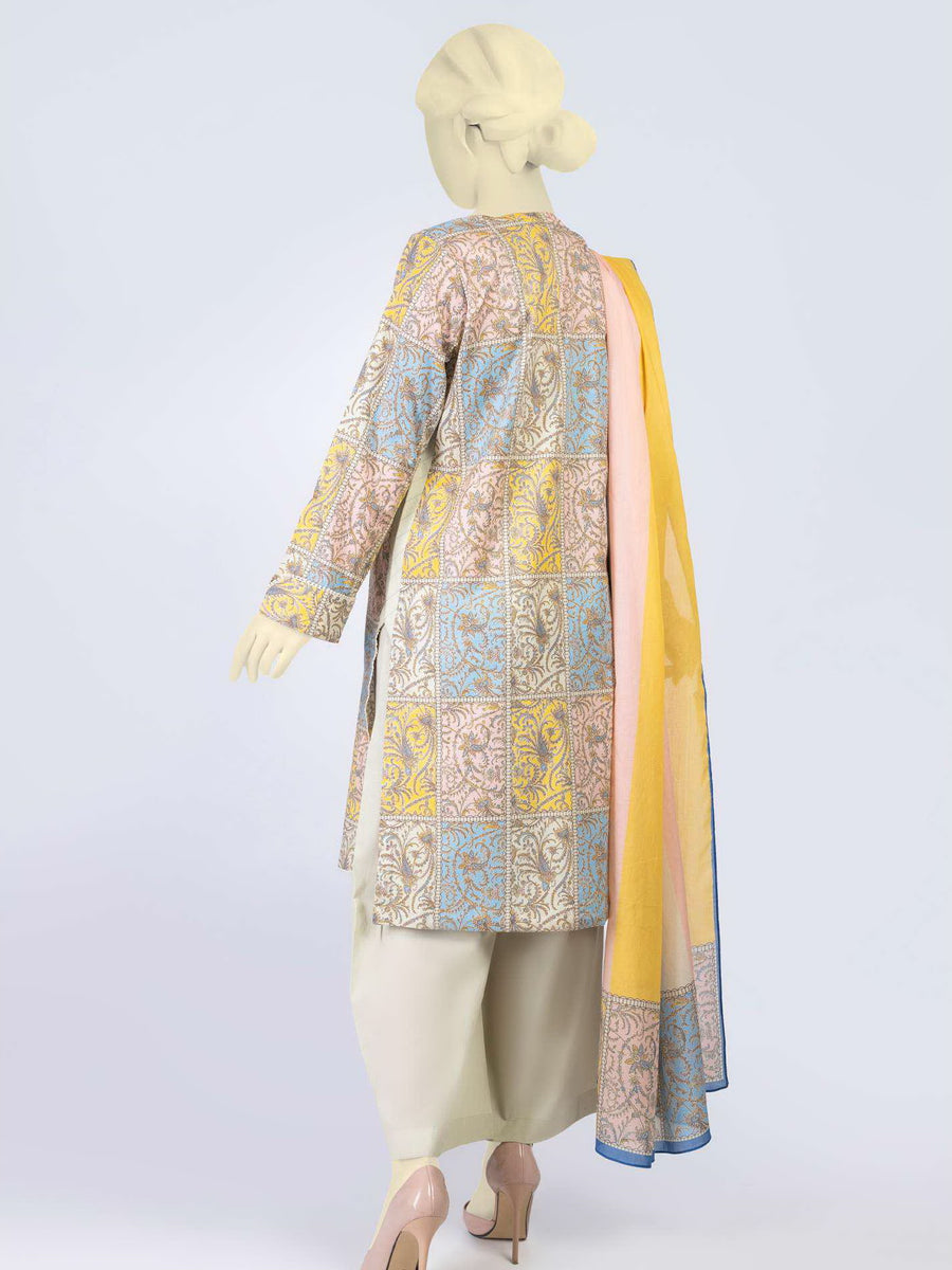MTJ Tariq Jamil Classic Unstitched Printed Lawn 3Piece WSDT-S-23-50042
