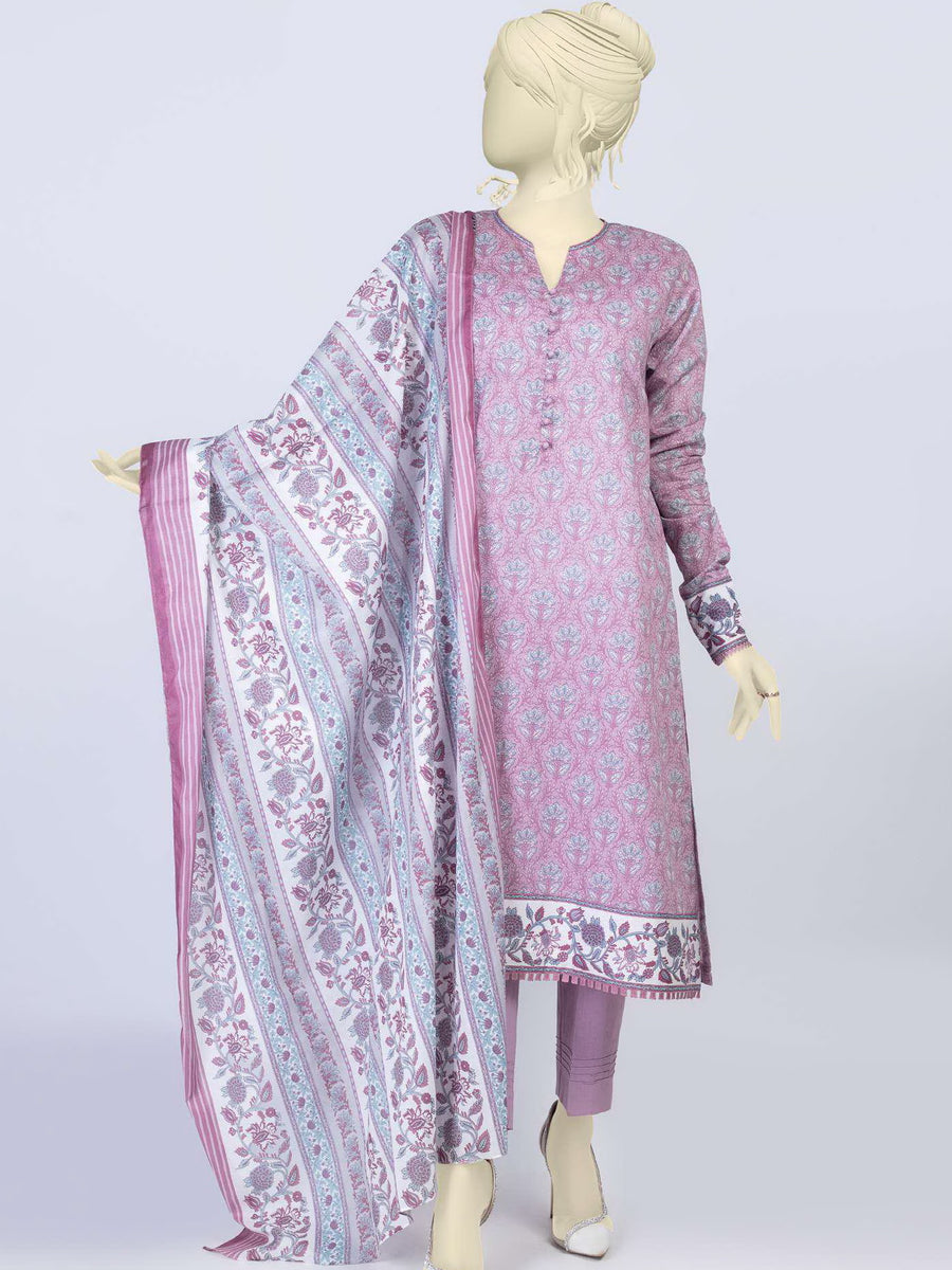 MTJ Tariq Jamil Classic Unstitched Printed Lawn 3Piece WSDT-S-23-50045