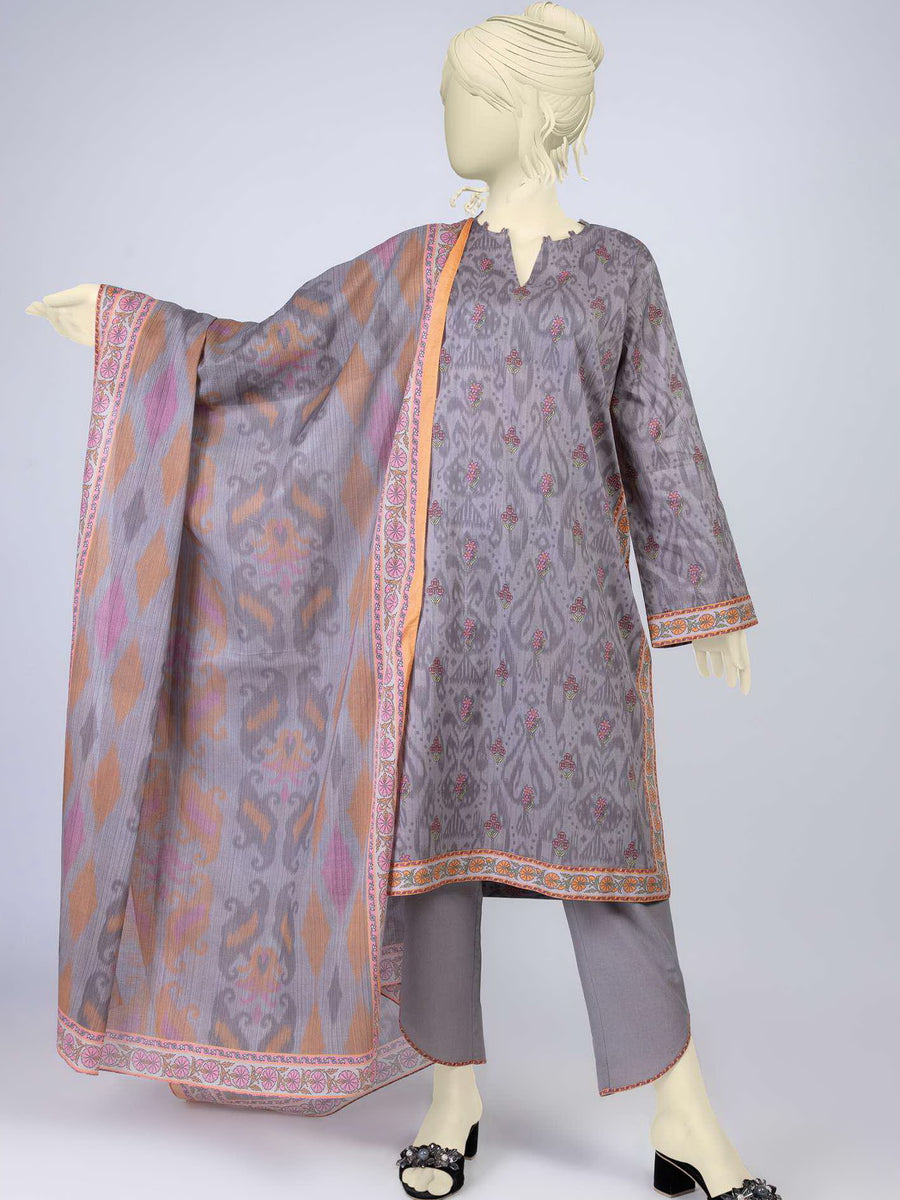 MTJ Tariq Jamil Classic Unstitched Printed Lawn 3Piece WSDT-S-23-50047