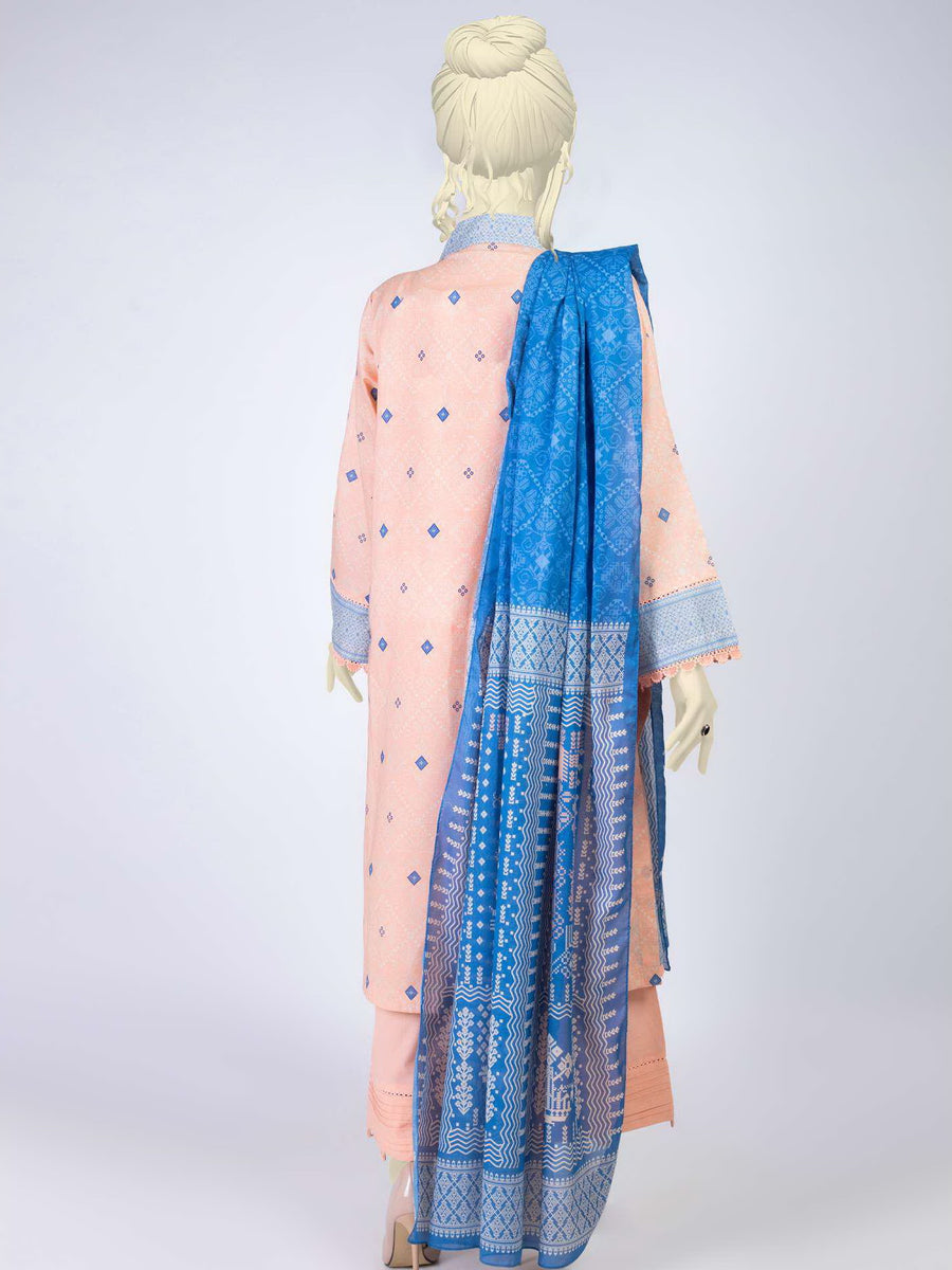 MTJ Tariq Jamil Classic Unstitched Printed Lawn 3Piece WSDT-S-23-50048