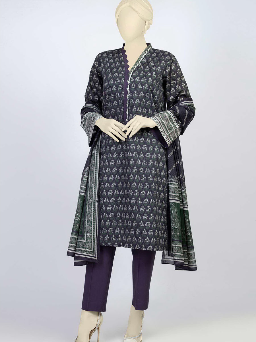 MTJ Tariq Jamil Classic Unstitched Printed Lawn 3Piece WSDT-S-23-50085