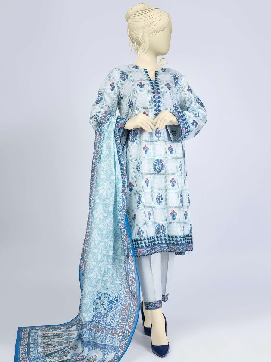 MTJ Tariq Jamil Classic Unstitched Printed Lawn 3Piece WSDT-S-23-50086