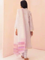 Zellbury Signature Embroidered Lawn Unstitched 3Pc Suit WUC22E30554