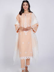 Zellbury Signature Embroidered Lawn Unstitched 3Pc Suit WUC22E30562