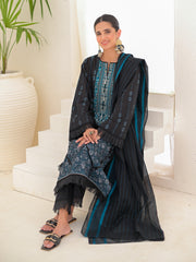 Zellbury Unstitched Embroidered Lawn 3 Piece Suit WUC22E30659
