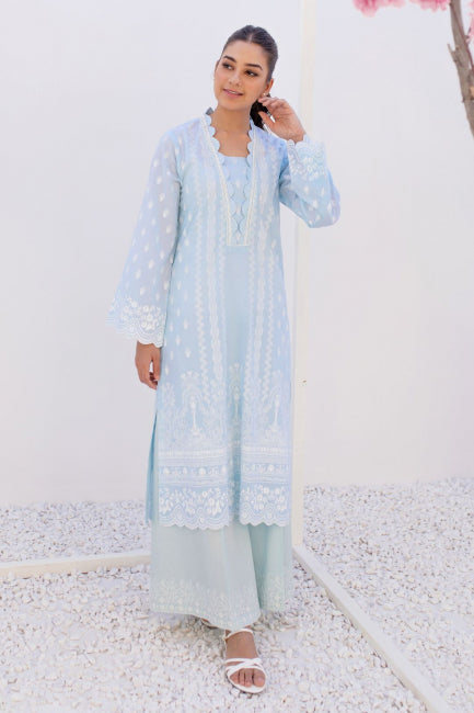 Zellbury Unstitched Printed Lawn 2 Piece Suit WUC22X20396