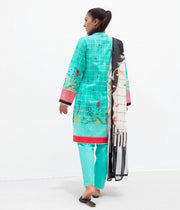 Zellbury Unstitched Printed Lawn 2 Piece Suit WUC22X20684
