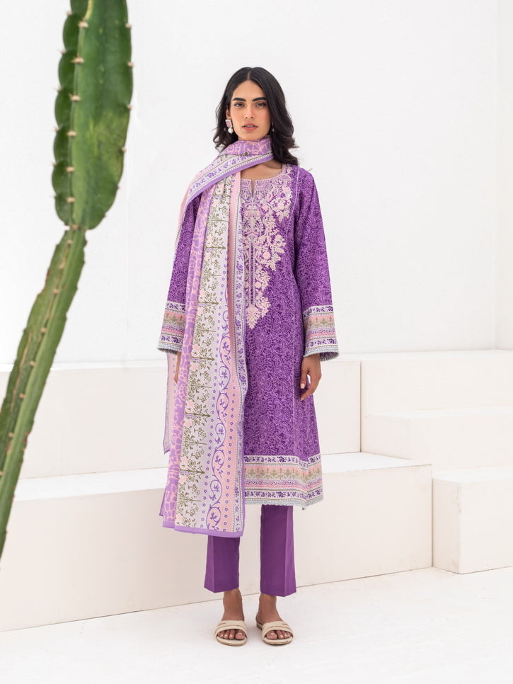 Zellbury Unstitched Embroidered Lawn 2 Piece Suit WUS23E20219