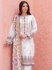 Zellbury Unstitched Embroidered Lawn 3Piece Suit WUS23E30170