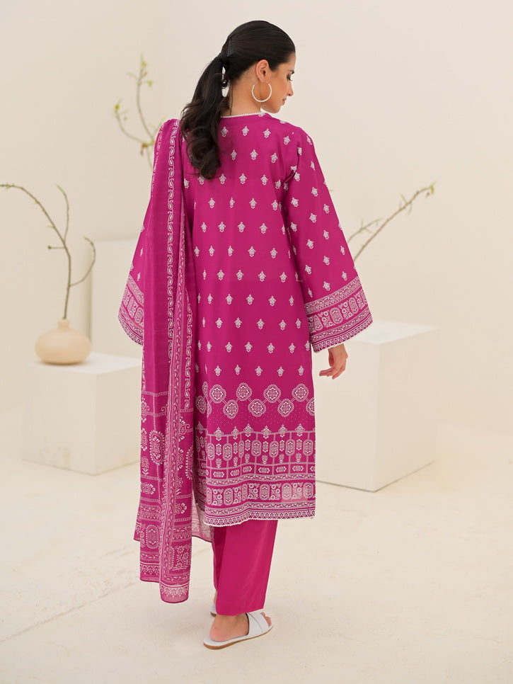 Zellbury Unstitched Embroidered Lawn 3 Piece Suit WUS23E30180