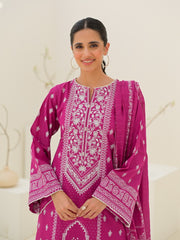 Zellbury Unstitched Embroidered Lawn 3 Piece Suit WUS23E30180