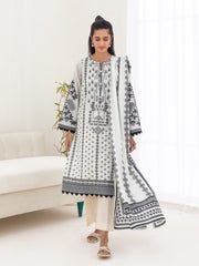 Zellbury Unstitched Embroidered Lawn 3 Piece Suit WUS23E30280