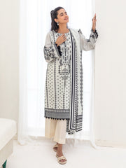 Zellbury Unstitched Embroidered Lawn 3 Piece Suit WUS23E30280