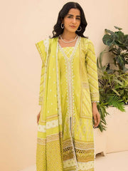 Zellbury Unstitched Embroidered Lawn 3Piece Suit WUS23E30558