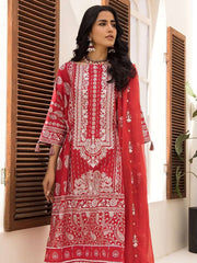 Zellbury Unstitched Embroidered Lawn 3Piece Suit WUS23E30572