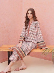 Zellbury Unstitched Printed Lawn 2Piece Suit WUS23X20102
