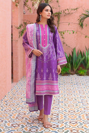 Zellbury Unstitched Printed Lawn 2 Piece Suit WUS23X20109