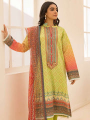 Zellbury Unstitched Printed Lawn 2Piece Suit WUS23X20112