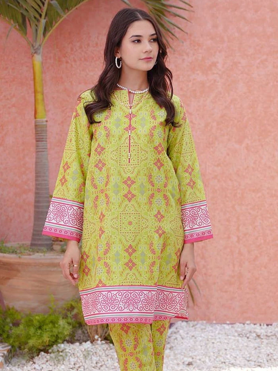 Zellbury Unstitched Printed Lawn 2Piece Suit WUS23X20113