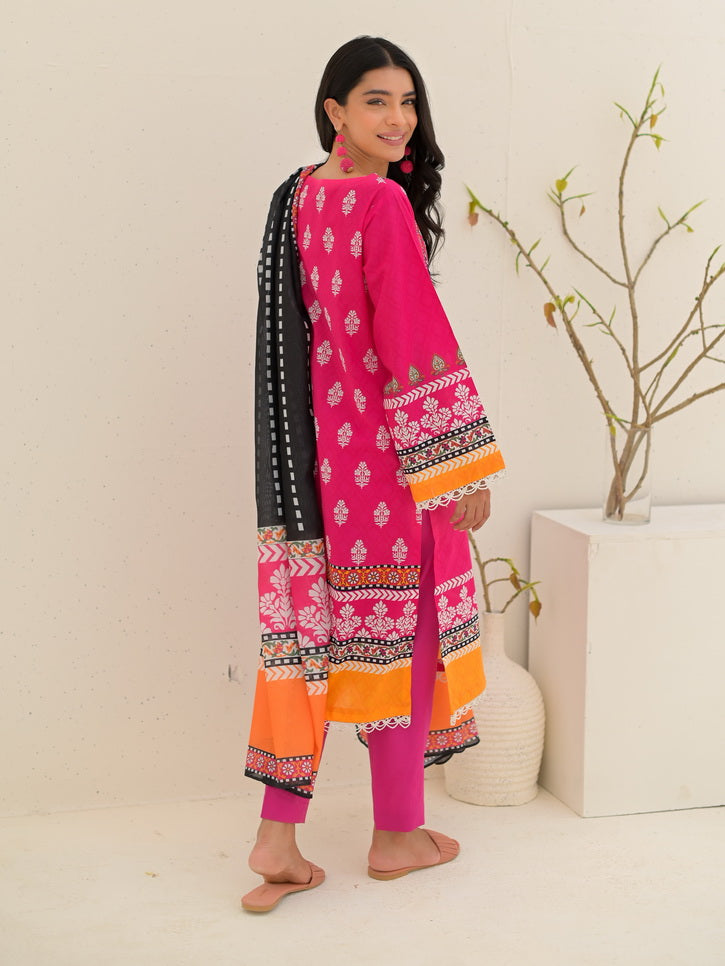 Zellbury Unstitched Printed Lawn 2 Piece Suit WUS23X20207