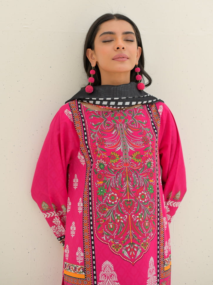 Zellbury Unstitched Printed Lawn 2 Piece Suit WUS23X20207