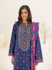 Zellbury Unstitched Printed Lawn 2 Piece Suit WUS23X20208