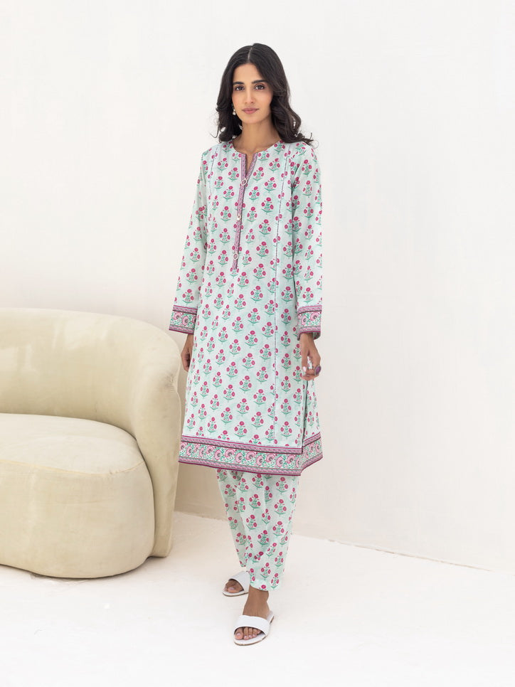 Zellbury Unstitched Printed Lawn 2 Piece Suit WUS23X20210