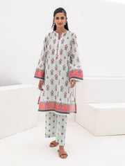 Zellbury Unstitched Printed Lawn 2 Piece Suit WUS23X20213