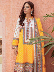 Zellbury Unstitched Printed Lawn 3Piece Suit WUS23X30105