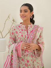Zellbury Unstitched Printed Lawn 3 Piece Suit WUS23X30138