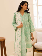 Zellbury Unstitched Printed Lawn 3Piece Suit WUS23X30140