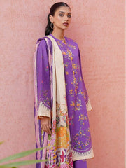 Zellbury Unstitched Printed Lawn 3Piece Suit WUS23X30143